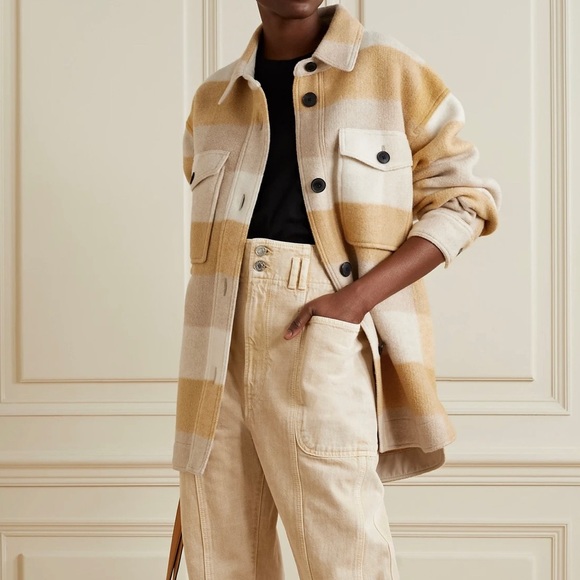 Isabel Marant Jackets & Blazers - CURRENT SEASON🔥 ISABEL MARANT ÉTOILE Harveli oversized checked flannel jacket